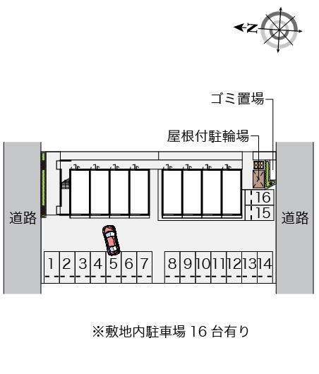 弥生が丘(43658)の駐車配置図