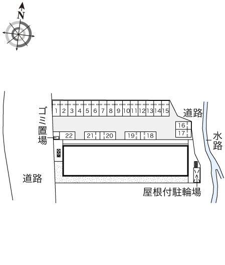 クレソン コマイ(45420)の駐車配置図