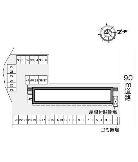 りりぃ(39457)の駐車配置図
