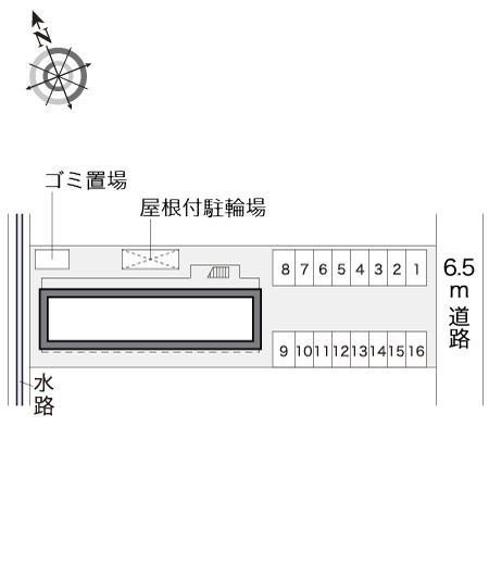 アロー(14417)の駐車配置図