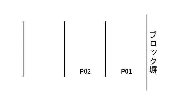 室の木R駐車場の駐車配置図