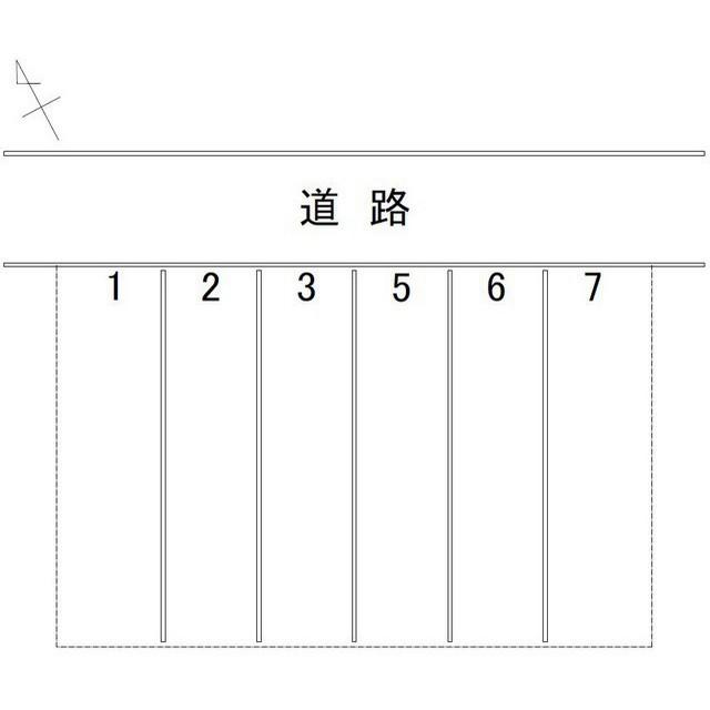 辰巳町Nパーキングの駐車配置図