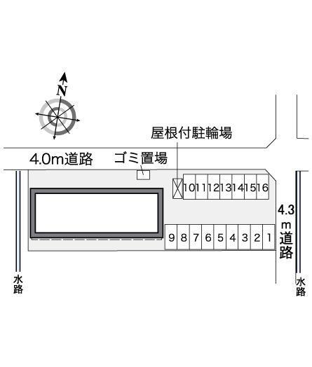 マルシェ(36985)の駐車配置図