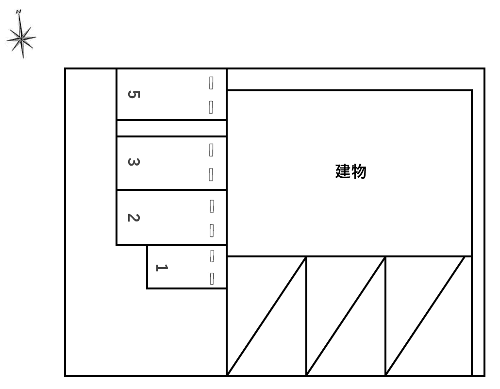 hitos58の駐車配置図
