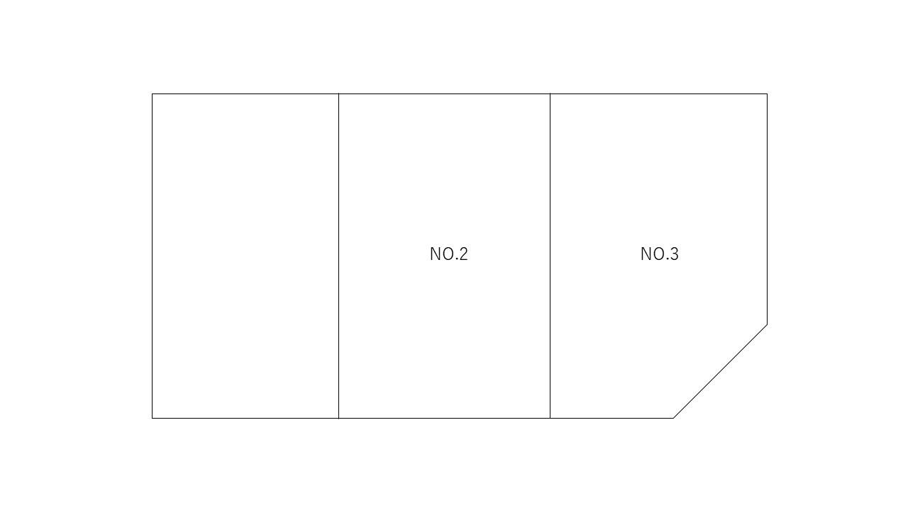 竹の塚5丁目駐車場の駐車配置図
