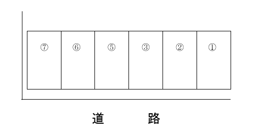 HKパーキングの駐車配置図