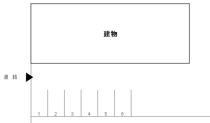 高田2丁目駐車場の駐車配置図