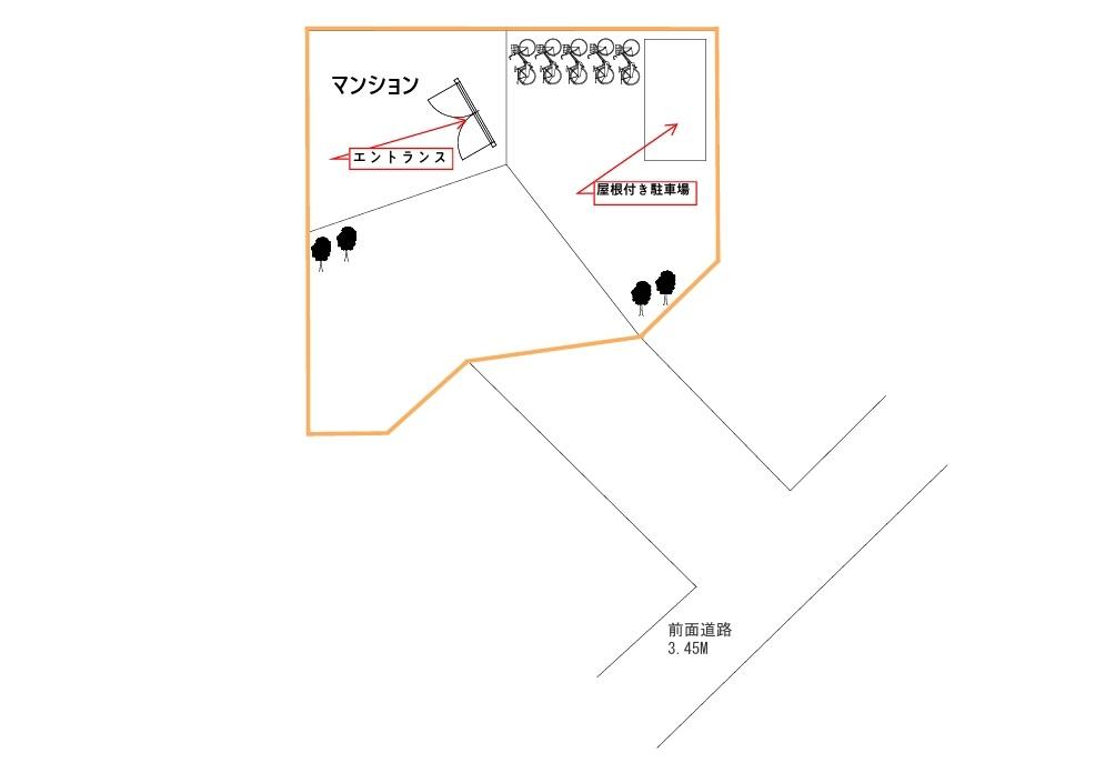 大森北3丁目駐車場の駐車配置図