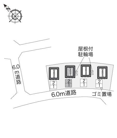 ファミールB(28521)の駐車配置図