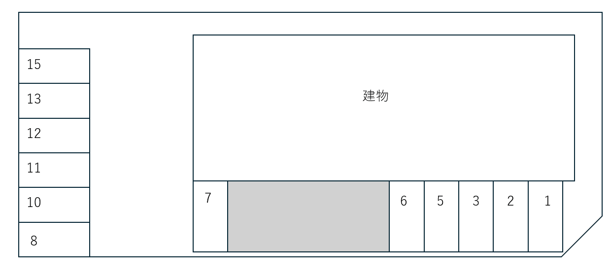 サニーヒルの駐車配置図