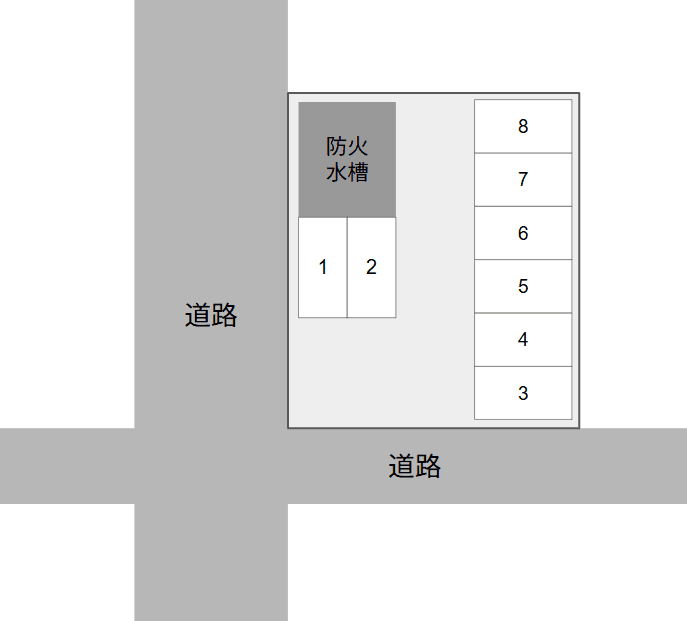 スマイルパーク50号の駐車配置図