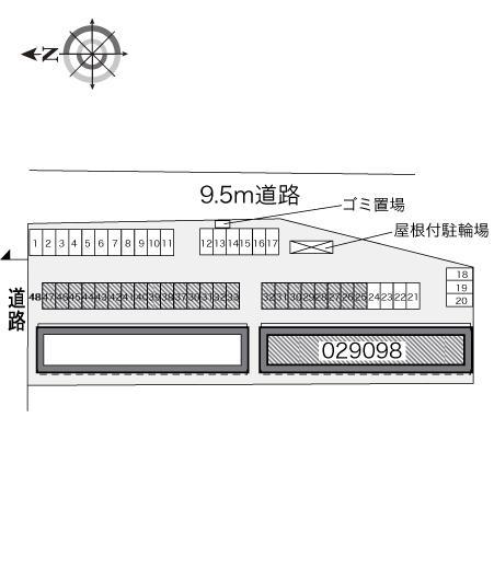 グラン シャリオⅡ(29098)の駐車配置図