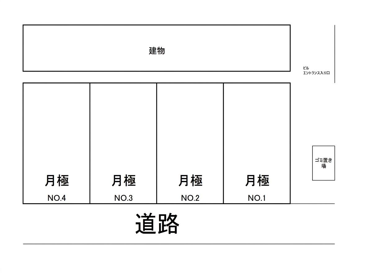 LSビルクラフトパークの駐車配置図