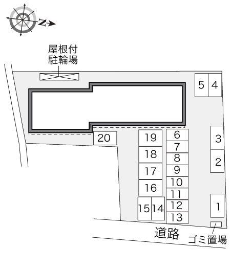 はばたけ(34822)の駐車配置図