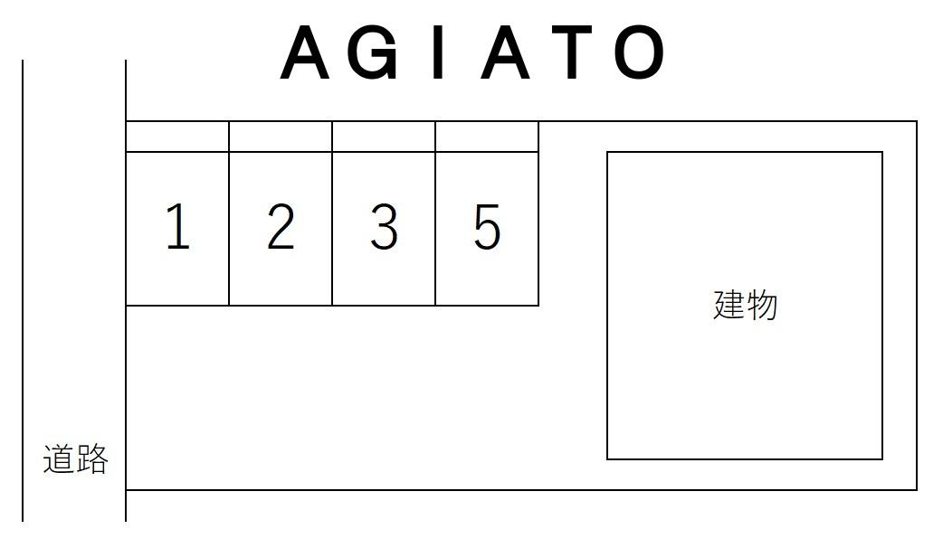 AGIATOの駐車配置図