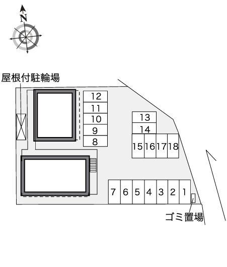 ポレール(30361)の駐車配置図