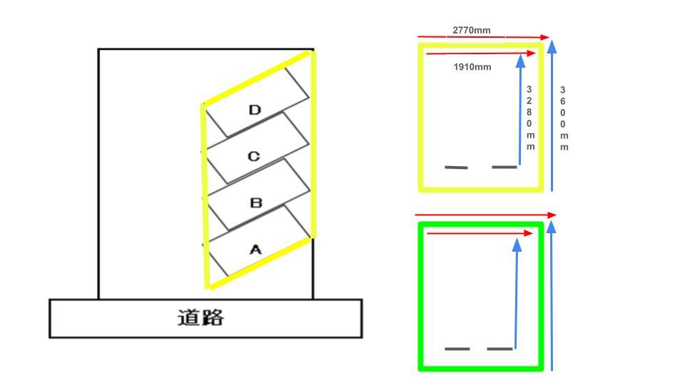 芳斉Yパーキングの駐車配置図