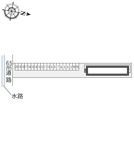 リヴェール杉原(11394)の駐車配置図
