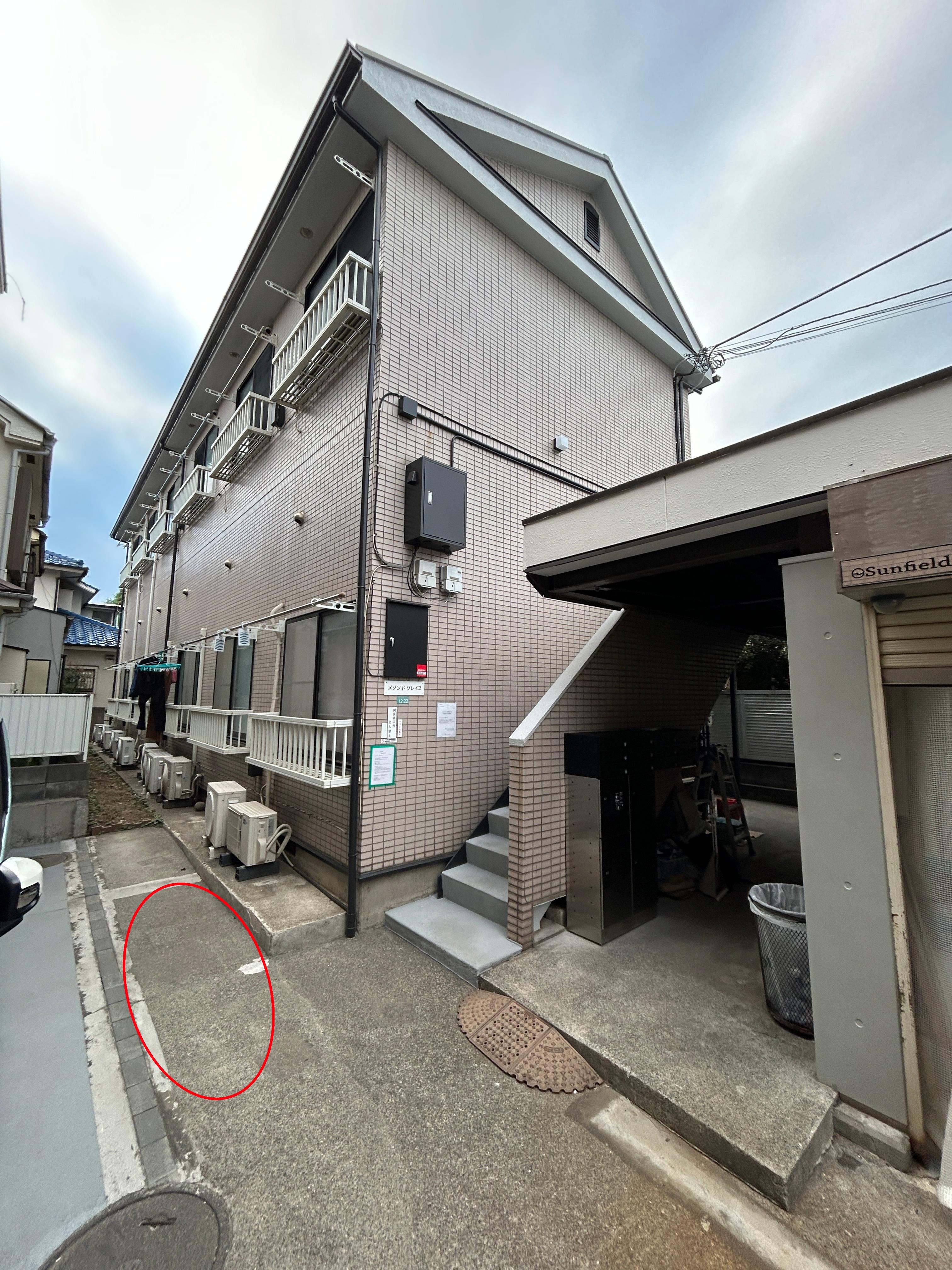 クロノス国分寺 駐車場の駐車配置図