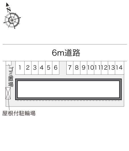 ウォーターレイⅡ(14234)の駐車配置図