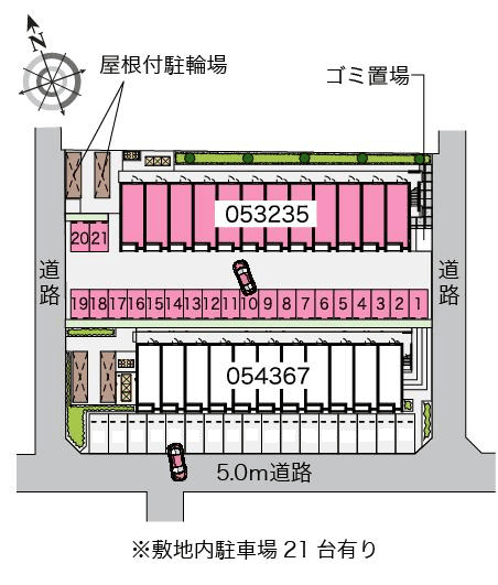道(53235)の駐車配置図