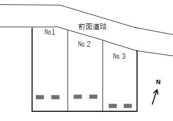 クリンゲル駐車場の駐車配置図