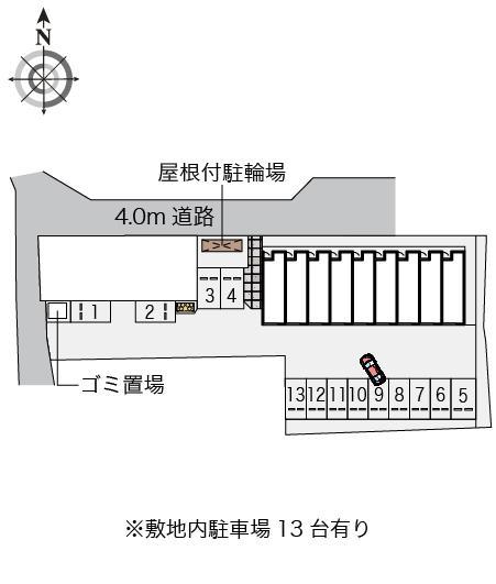 城ノ内(46802)の駐車配置図