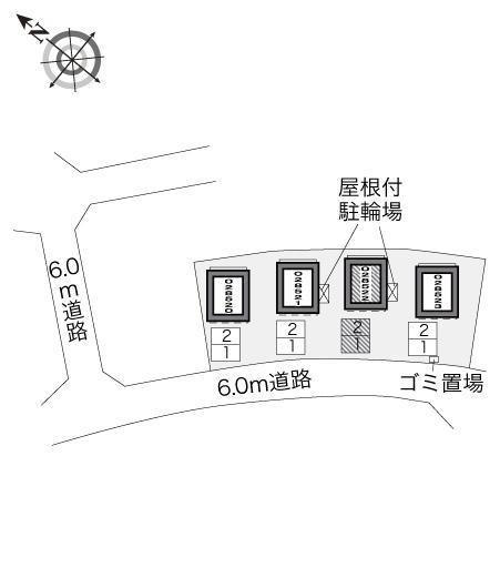 ファミールC(28522)の駐車配置図