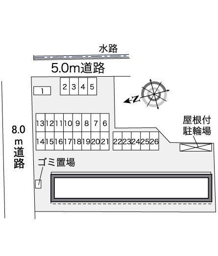 エストゥベンダ(35596)の駐車配置図
