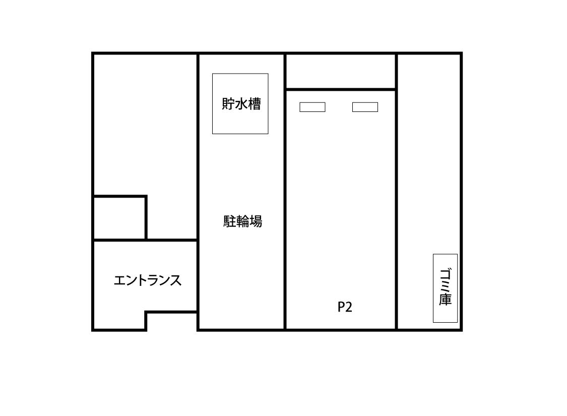アリエス博多駅南の駐車配置図