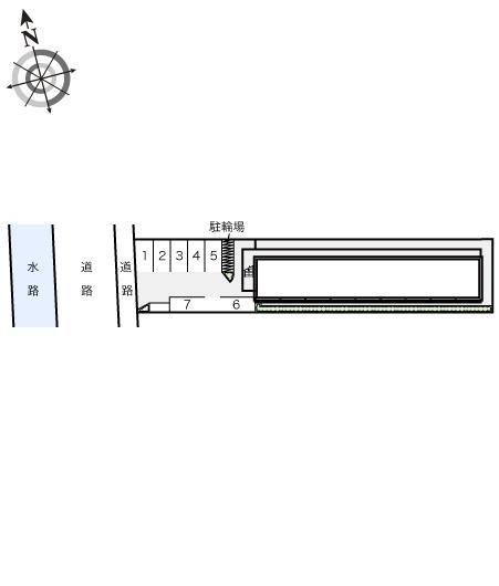 PARC SIDE(16605)の駐車配置図