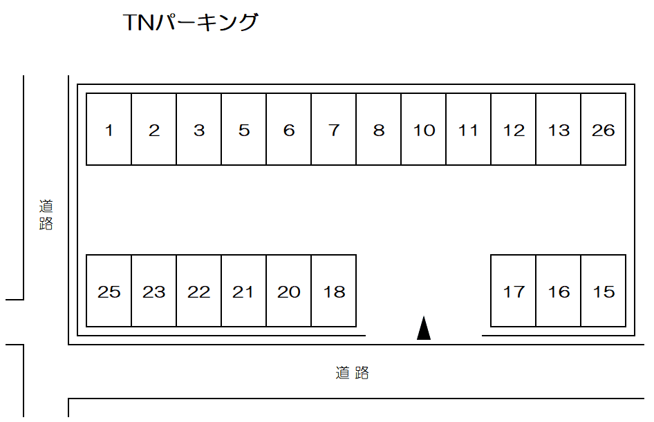 TNパーキングの駐車配置図