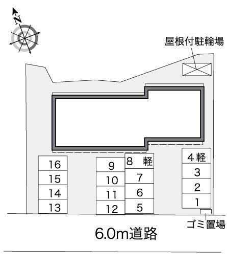 曲野Ⅱ(37528)の駐車配置図