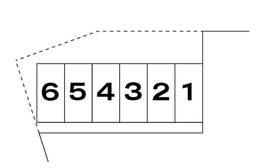 加島1丁目月極駐車場の駐車配置図