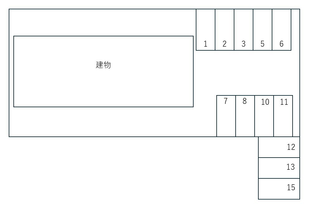 Graciaの駐車配置図