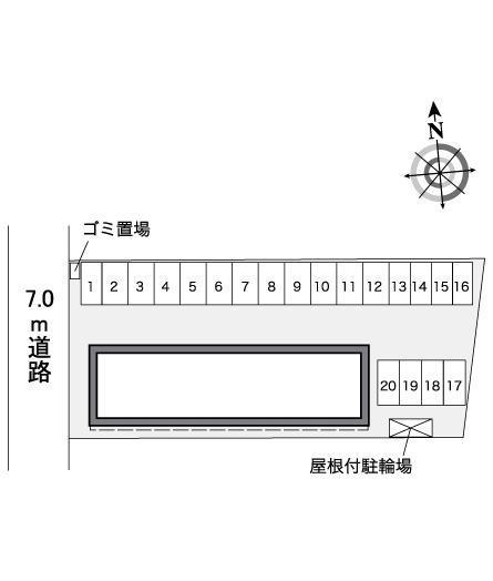 うめ Ⅱ(39978)の駐車配置図