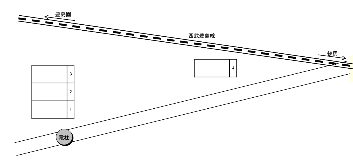 西武スマイルパーク練馬第9駐車場の駐車配置図