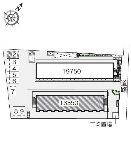 オーチャード(13350)の駐車配置図