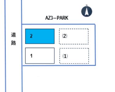 AZ3PARKの駐車配置図