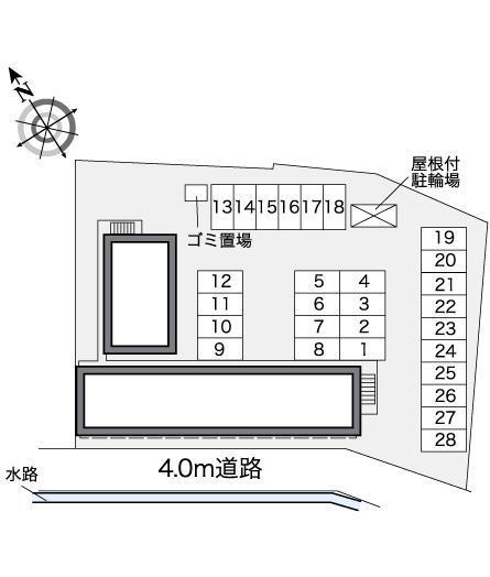 ラ レザン(25424)の駐車配置図