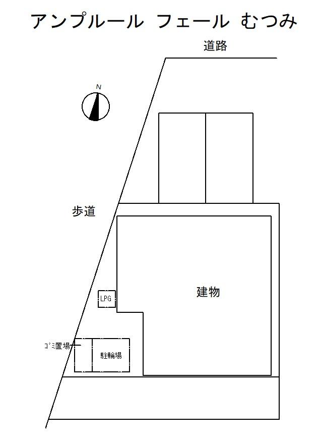 アンプルール フェール むつみの駐車配置図