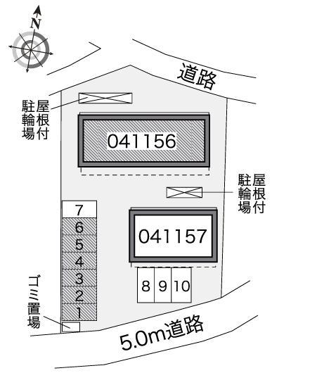 チャーステージ(41156)の駐車配置図