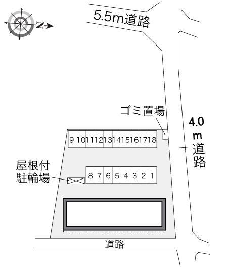 黄幡(29183)の駐車配置図