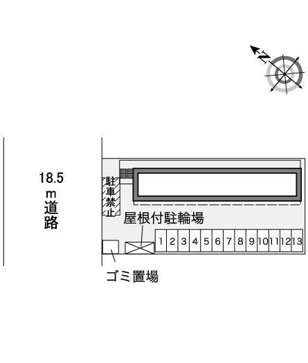 クレスト川越(36218)の駐車配置図