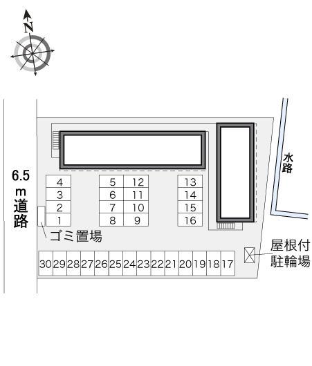 加茂(34569)の駐車配置図