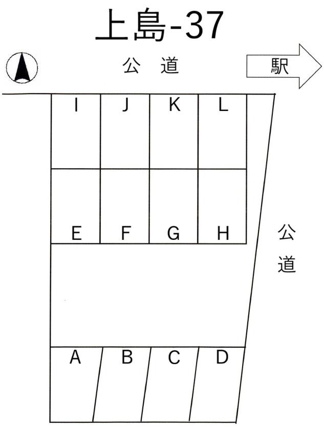 上島-37の駐車配置図