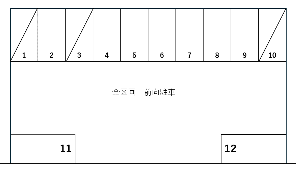 No.218駐車場の駐車配置図