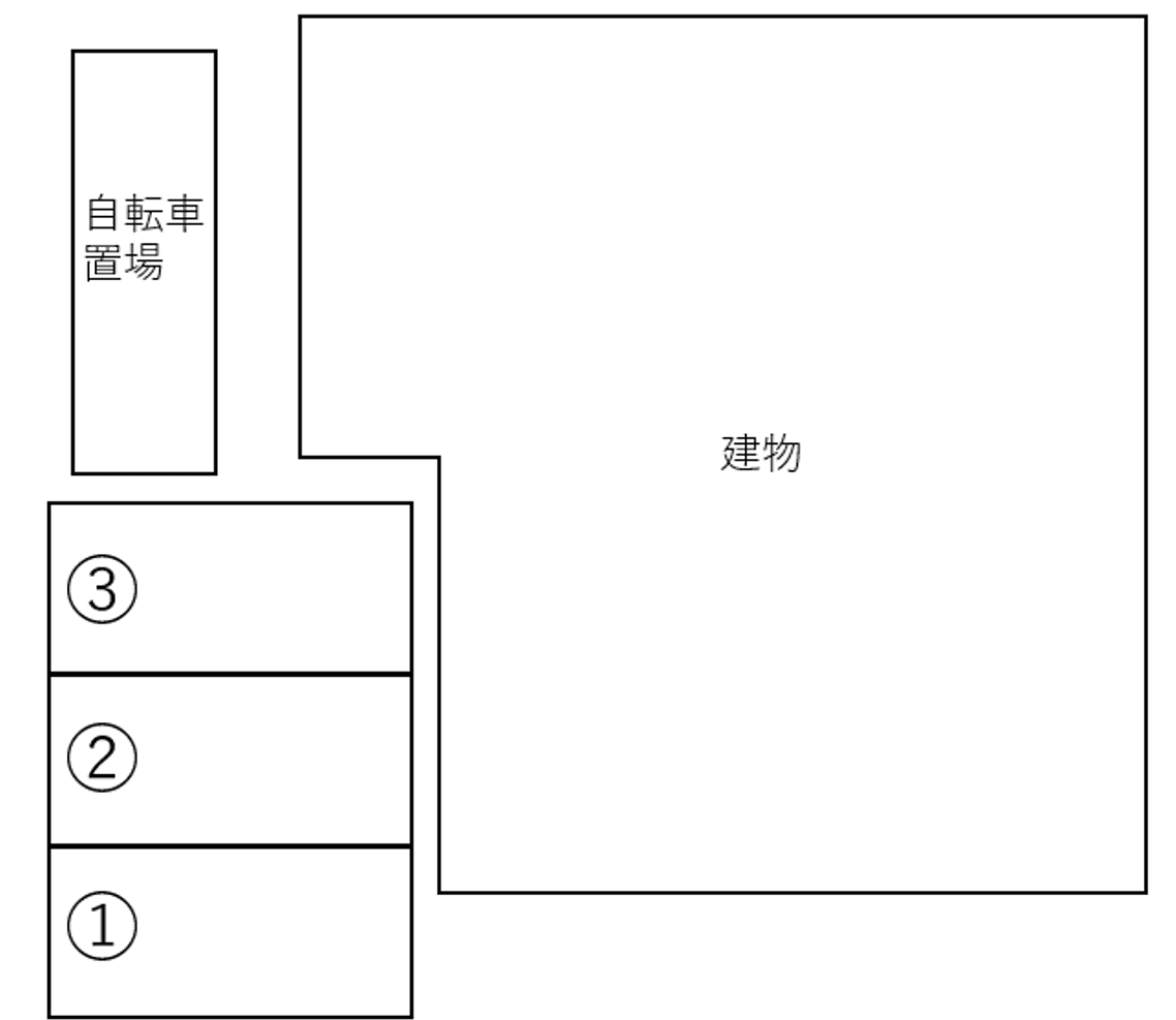 ARTNOW清田の駐車配置図