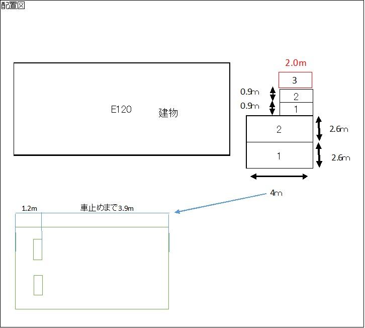 オデッサ浦安の駐車配置図