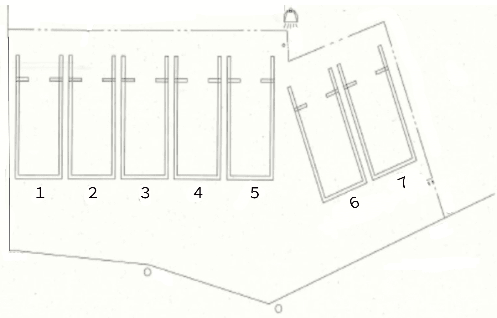 パークネット赤羽西3丁目の駐車配置図